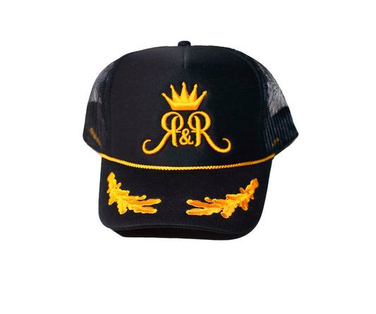Embroidered Elegant Crest Trucker Hats